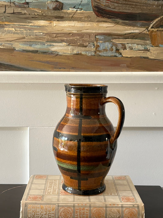 vintage German earthenware jug