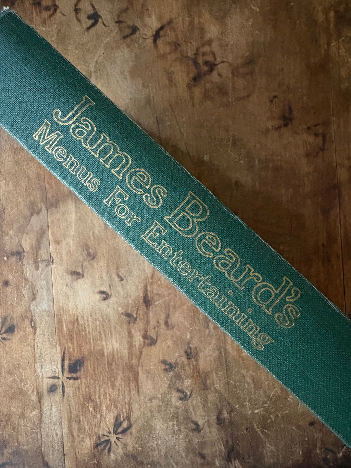 Vintage first edition 1965 James Beard cookbook - Menus For Entertaining