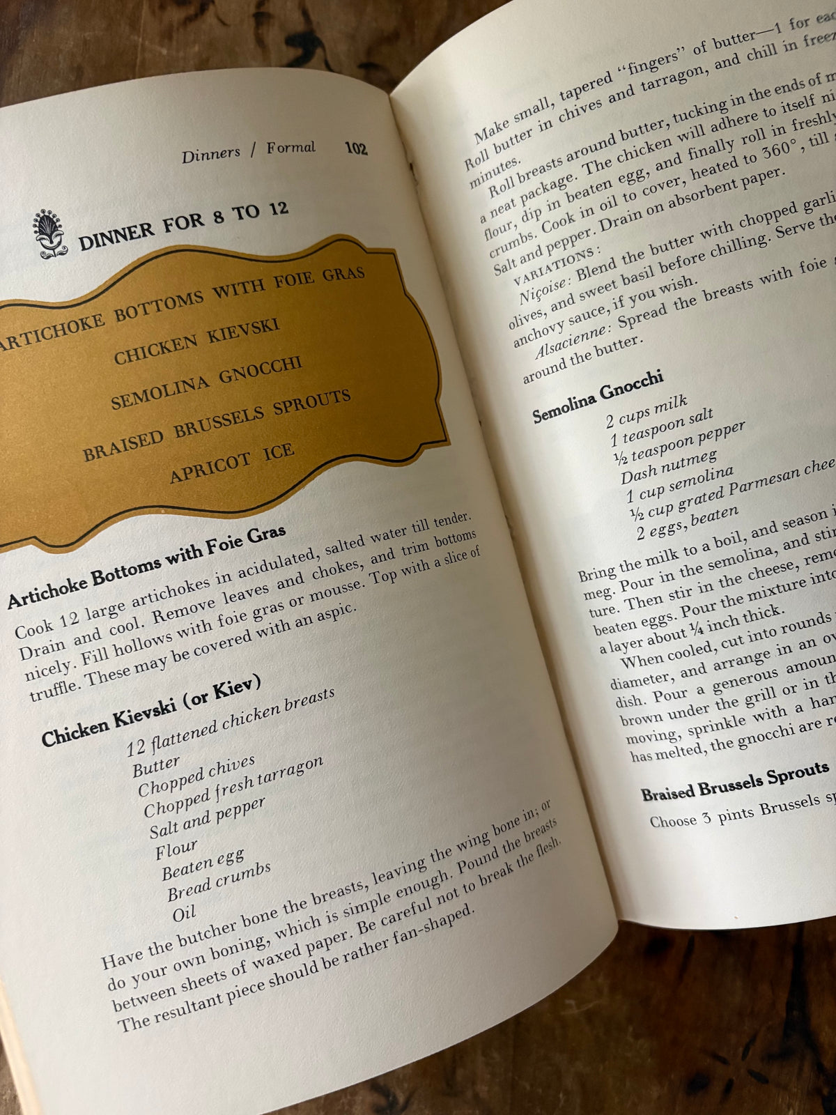Vintage first edition 1965 James Beard cookbook - Menus For Entertaining
