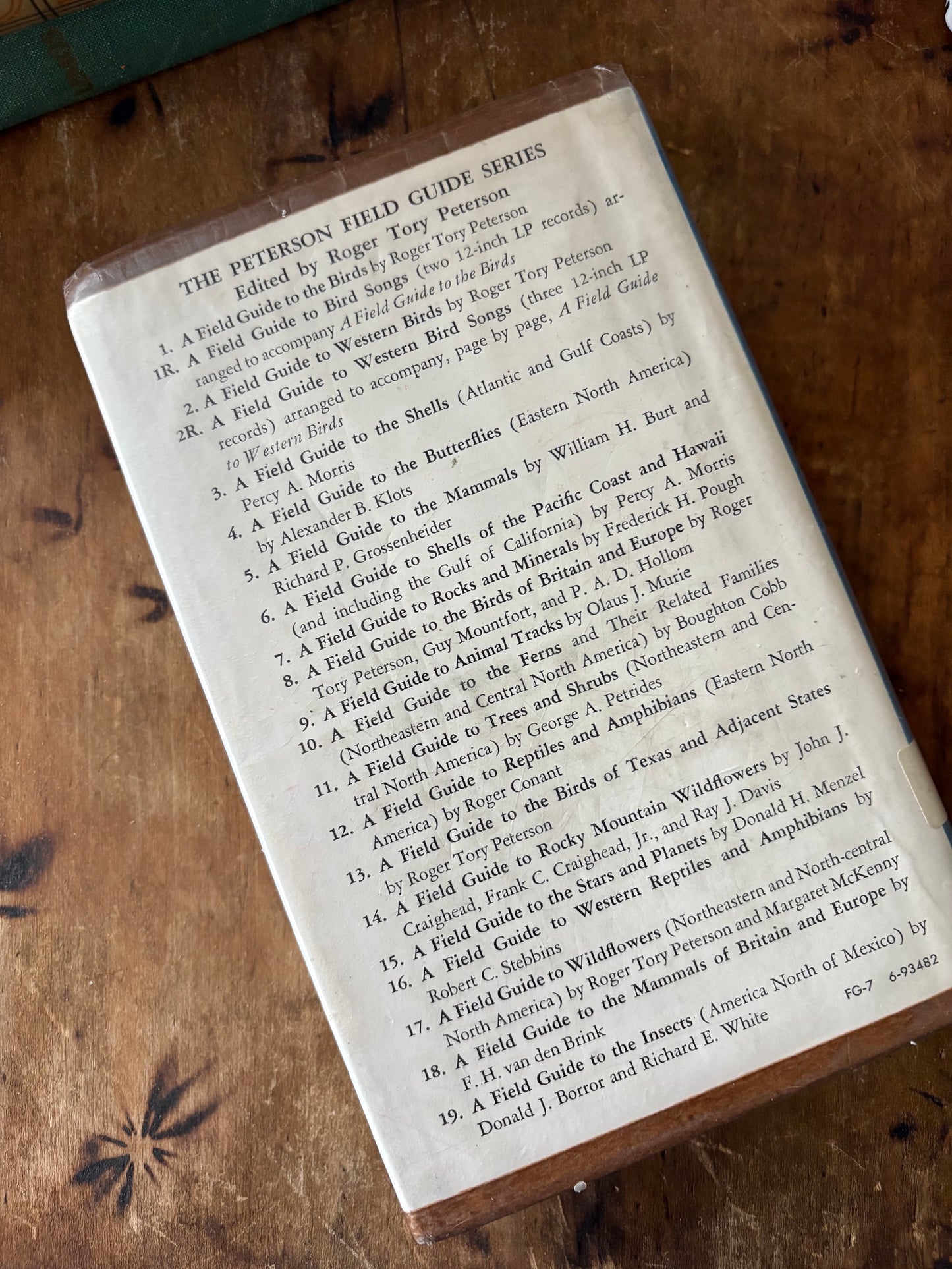 vintage Field Guide to Wildflowers book