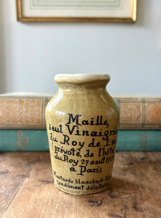 vintage French Maille mustard pot