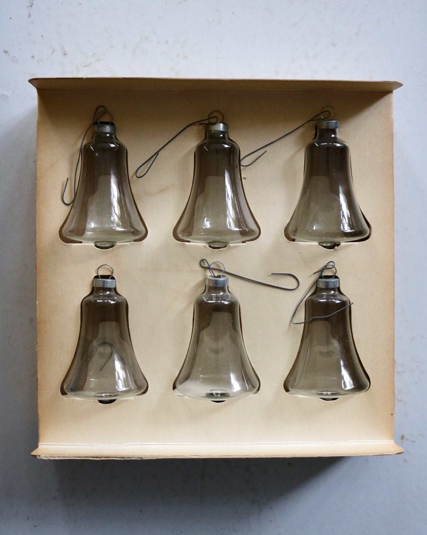 vintage glass bell Christmas tree ornaments - local pickup or delivery only