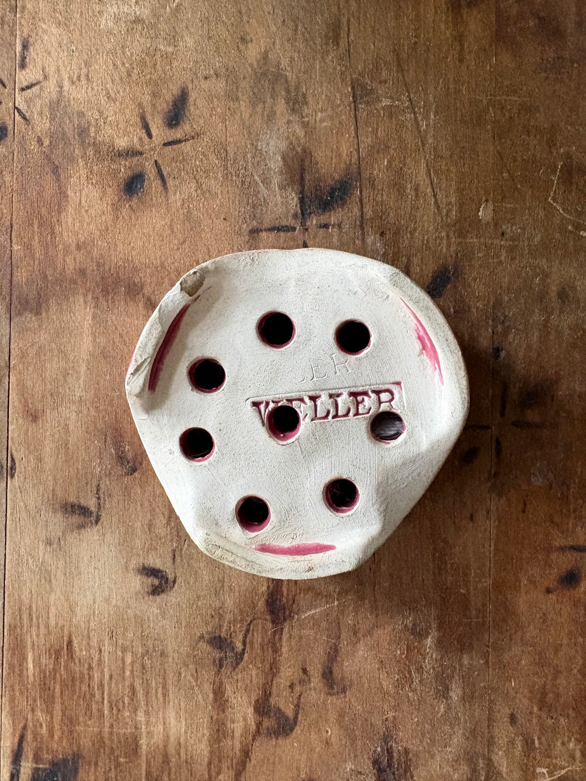 Vintage ceramic flower frog