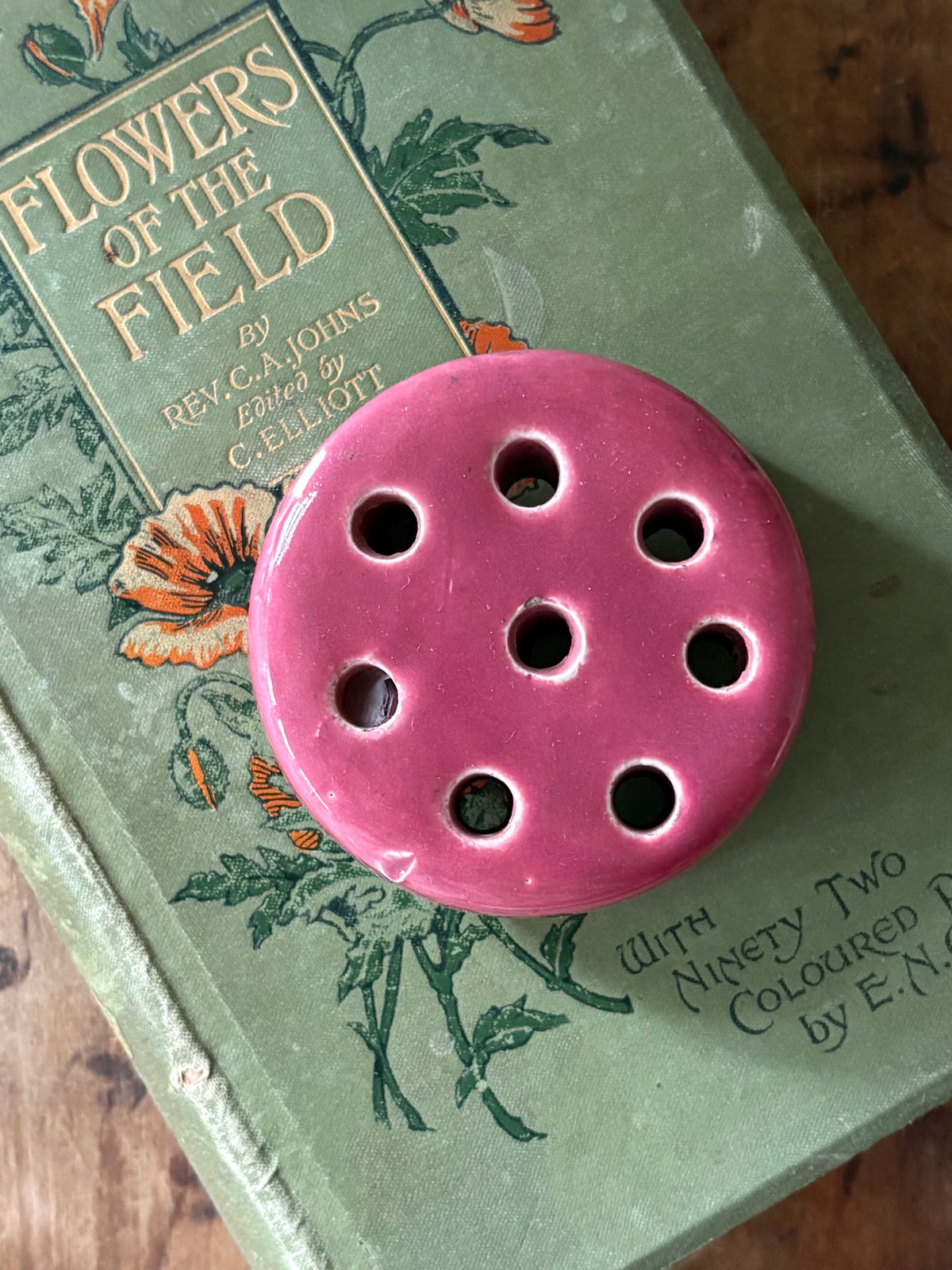 Vintage ceramic flower frog