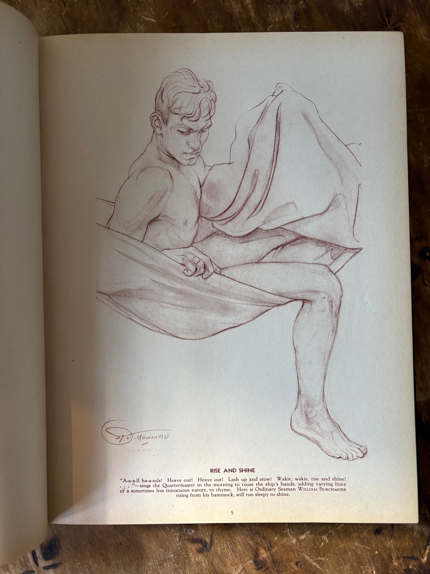 Vintage book "Sailors" by Grant MacDonald 1945