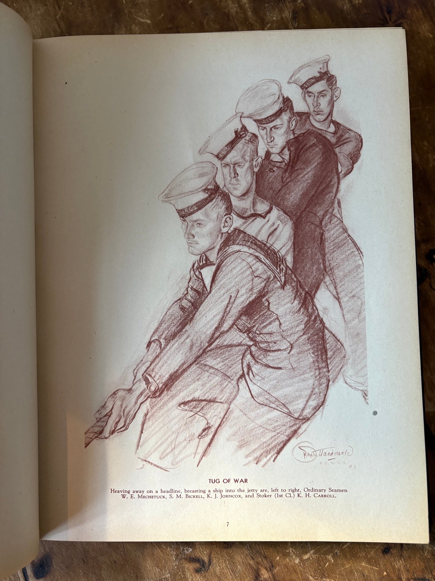 Vintage book "Sailors" by Grant MacDonald 1945