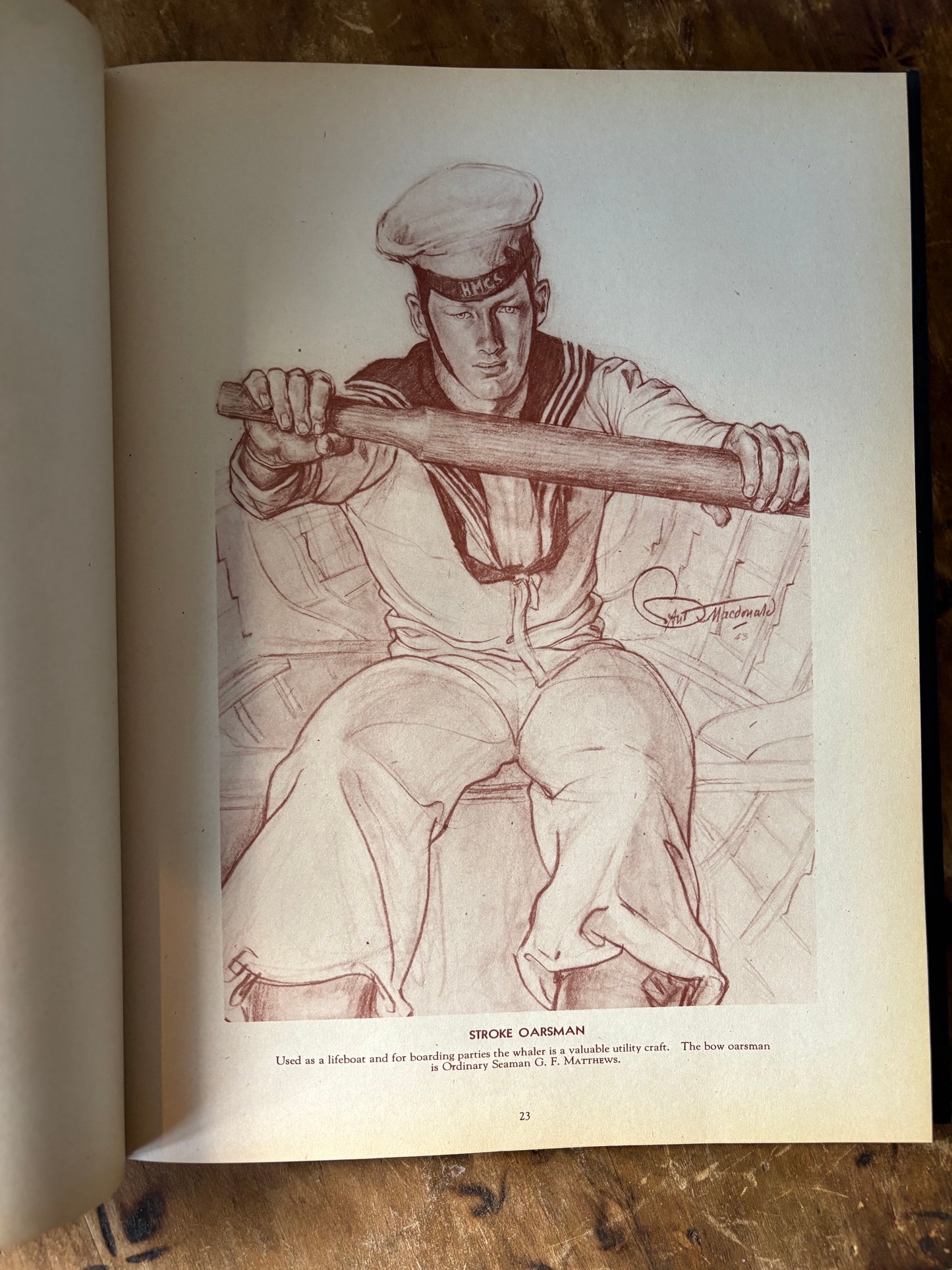Vintage book "Sailors" by Grant MacDonald 1945