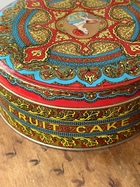 vintage wonder fruit cake tin from General Bakeries Ltd.