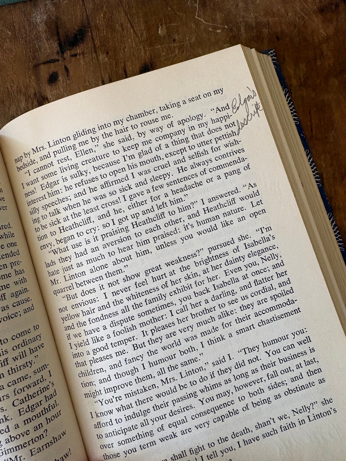 vintage Wuthering Heights novel by Emily Brontë