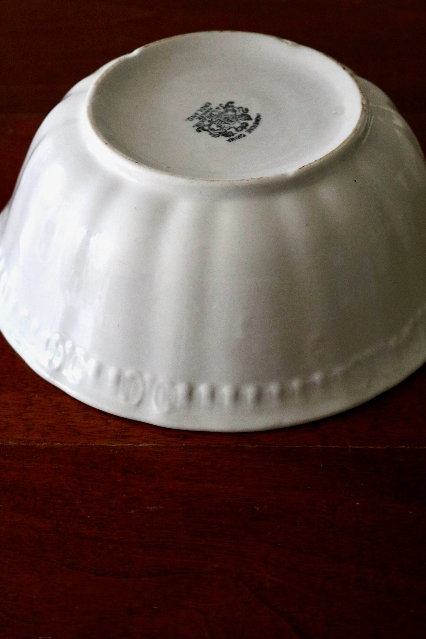 antique English Ironstone bowl