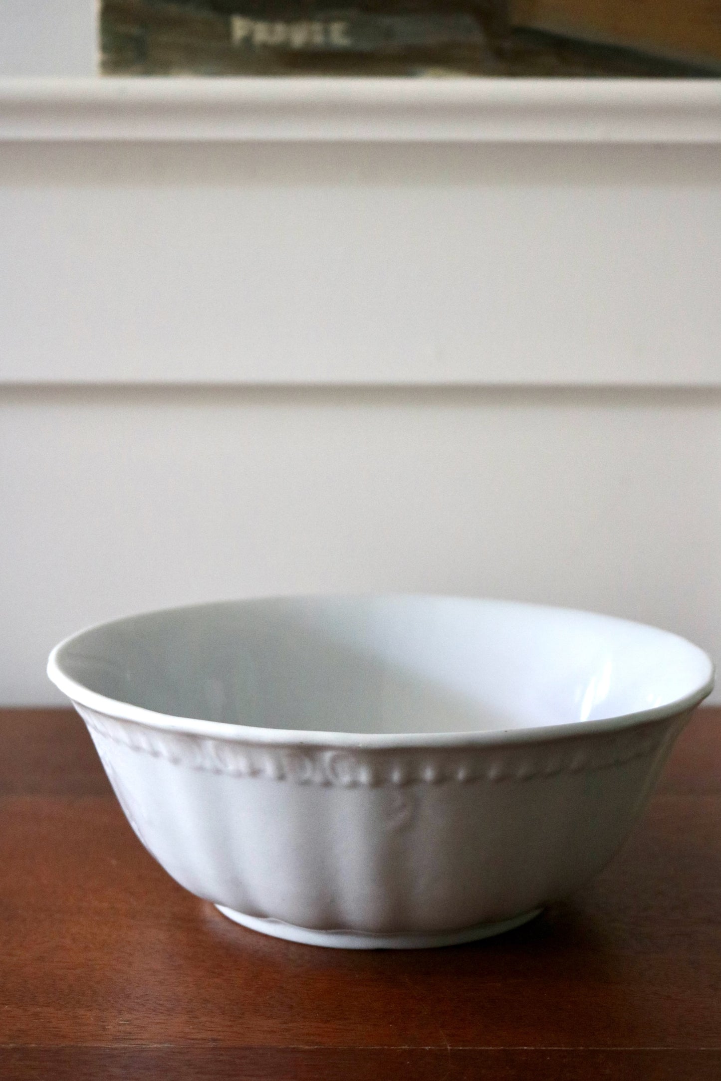 antique English Ironstone bowl